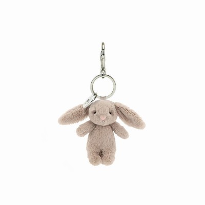 Jellycat Bashful Bunny Beige Bag Charm Australia | 461329DYX